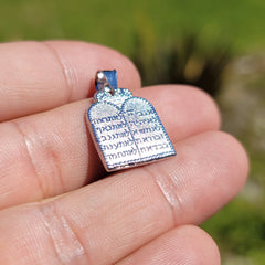 10K, 14K or 18K Gold Ten Commandments Pendant