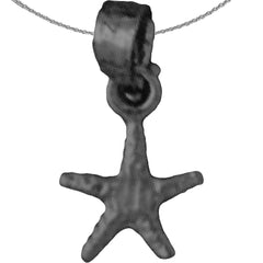 14K or 18K Gold Starfish Pendant