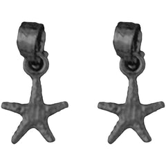 Sterling Silver 16mm Starfish Earrings