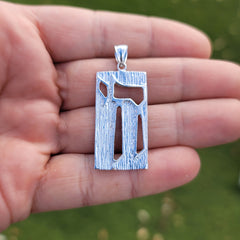 10K, 14K or 18K Gold Jewish Chai Pendant