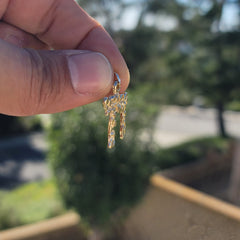 10K, 14K or 18K Gold Jewish Chai Nugget Pendant