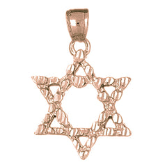 10K, 14K or 18K Gold Star of David Pendant