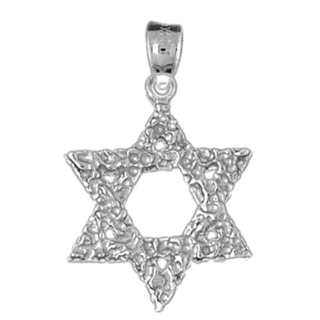 10K, 14K or 18K Gold Star of David Pendant