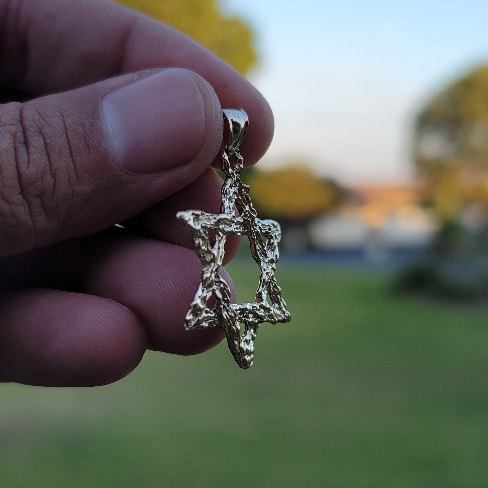 10K, 14K or 18K Gold Star of David Pendant