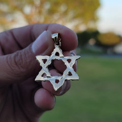 10K, 14K or 18K Gold Star of David Pendant