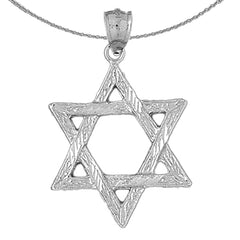 10K, 14K or 18K Gold Star of David Pendant