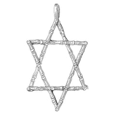 10K, 14K or 18K Gold Star of David Pendant