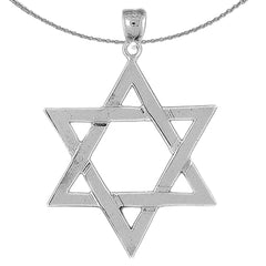 10K, 14K or 18K Gold Star of David Pendant