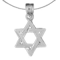 10K, 14K or 18K Gold Star of David Pendant