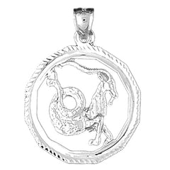 10K, 14K or 18K Gold Zodiac - Capricorn Pendant