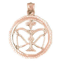 10K, 14K or 18K Gold Zodiac - Libra Pendant