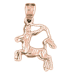 10K, 14K or 18K Gold Zodiac - Sagittarius Pendant