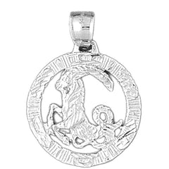 10K, 14K or 18K Gold Zodiac - Capricorn Pendant