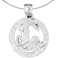 10K, 14K or 18K Gold Zodiac - Capricorn Pendant