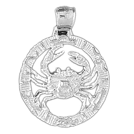 10K, 14K or 18K Gold Zodiac - Cancer Pendant