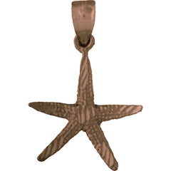 14K or 18K Gold Starfish Pendant