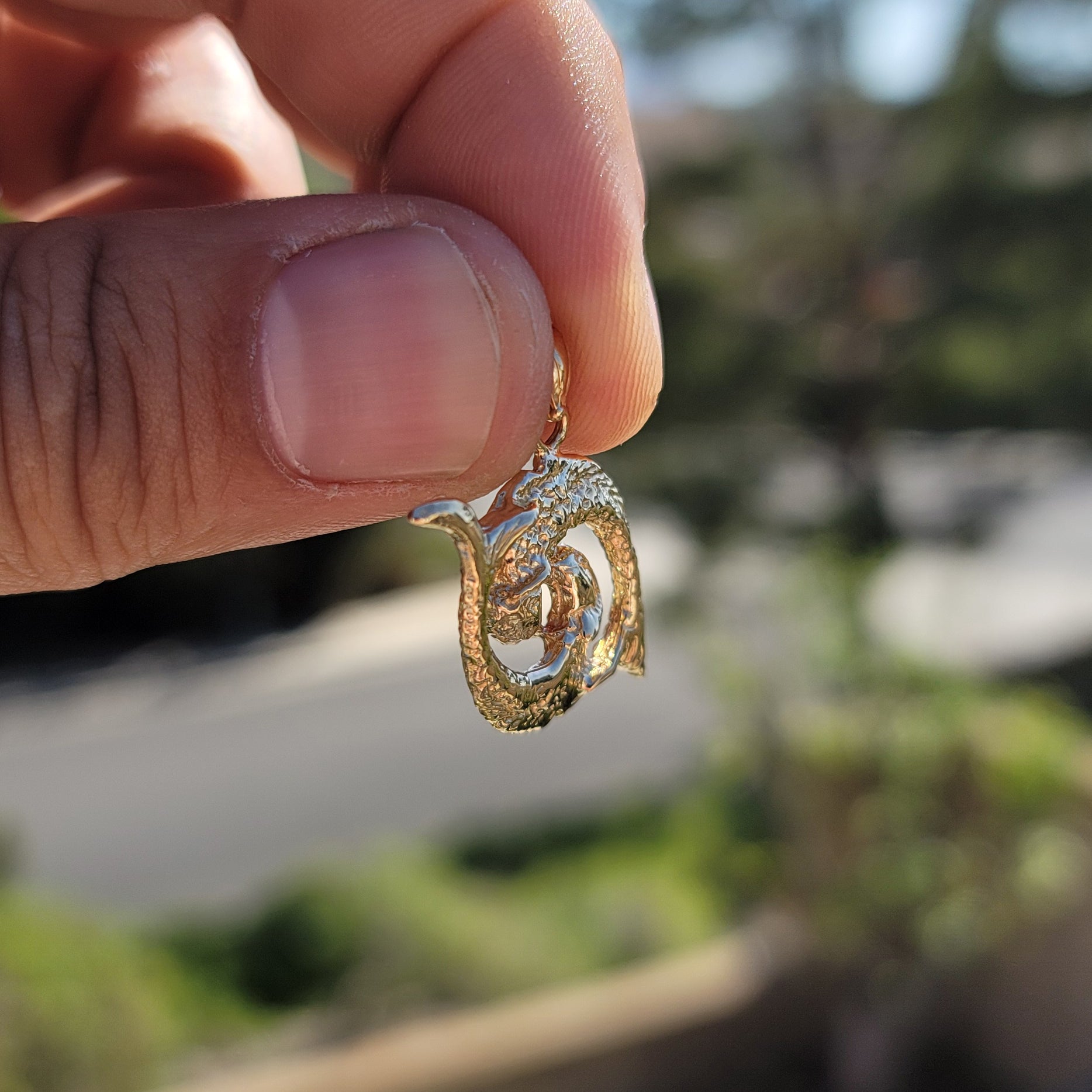 10K, 14K or 18K Gold Zodiac - Pisces Pendant