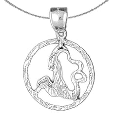 10K, 14K or 18K Gold Zodiac - Capricorn Pendant