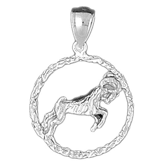 10K, 14K or 18K Gold Zodiac - Aries Pendant