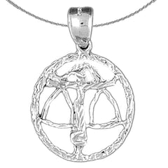 10K, 14K or 18K Gold Zodiac - Libra Pendant