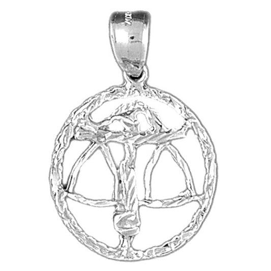 10K, 14K or 18K Gold Zodiac - Libra Pendant