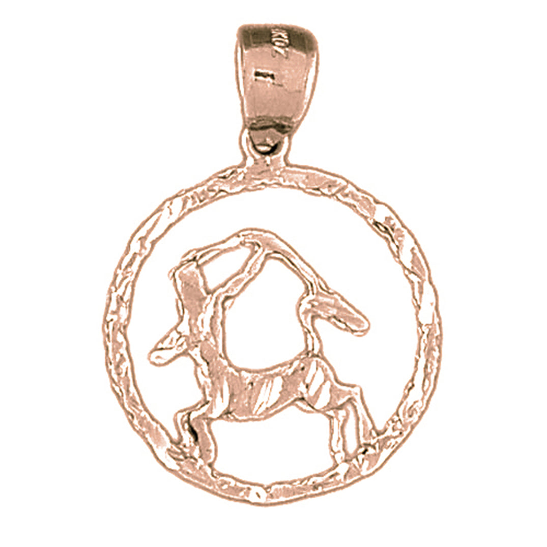 10K, 14K or 18K Gold Zodiac - Sagittarius Pendant