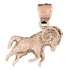 10K, 14K or 18K Gold Zodiac - Aries Pendant