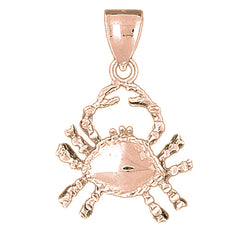 10K, 14K or 18K Gold Zodiac - Cancer Pendant