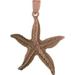 10K, 14K or 18K Gold Starfish Pendant