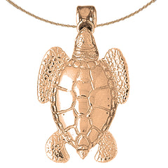 Colgante Tortugas de Oro de 10K, 14K o 18K