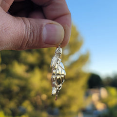 10K, 14K or 18K Gold Turtles Pendant