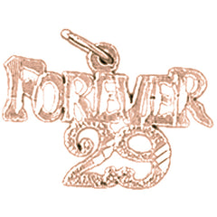 14K or 18K Gold Forever 29, Forever Twenty Nine Pendant