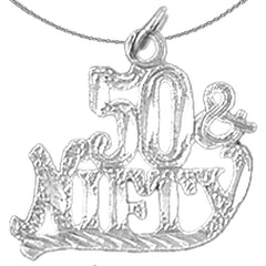 50 And Nifty, Fifty And Nifty Anhänger aus 14 Karat oder 18 Karat Gold