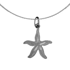 14K or 18K Gold Starfish Pendant