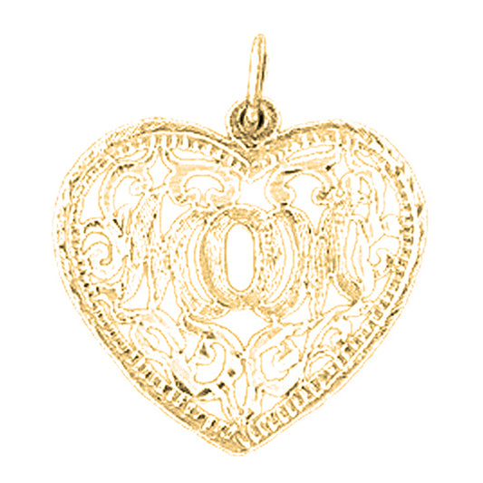 14K or 18K Gold #1 Mom Pendant