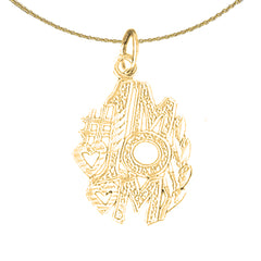 14K or 18K Gold #1 Mother Pendant