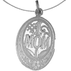 14K or 18K Gold #1 Mom Pendant