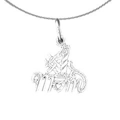 14K or 18K Gold #1 Mom Pendant