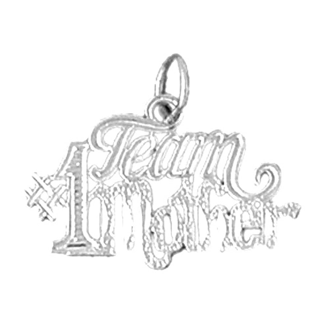 14K or 18K Gold #1 Team Mother Pendant