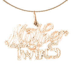 14K or 18K Gold Mother Of Twins Pendant
