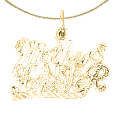 14K or 18K Gold Mothers Are Forever Pendant