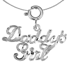 14K oder 18K Gold Anhänger „Daddy's Girl“