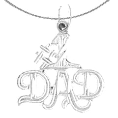 14K or 18K Gold #1 Dad Pendant