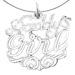 14K or 18K Gold Daddy's Girl Pendant