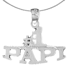 14K or 18K Gold #1 Papi Pendant