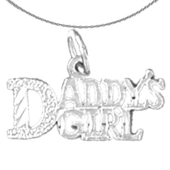 14K or 18K Gold Daddy's Girl Pendant