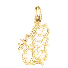 14K or 18K Gold #1 Dad Pendant