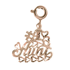 14K or 18K Gold #1 Aunt Pendant