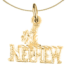 14K or 18K Gold #1 Nephew Pendant