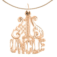 14K or 18K Gold #1 Uncle Pendant